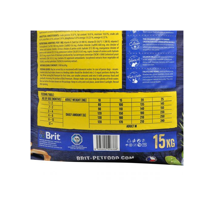 Brit Premium DOG Junior M 