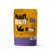 Half&Half CAT Pouch Sterilized Tuna для стерилізованих котів шматочки з тунцем у соусі