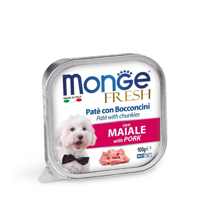 Monge DOG Fresh Adult Pork паштет для собак зі зіининою 100г