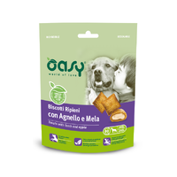 OASY DOG TREATS ласощі для собак.Хрусткі подушечки з ягня та яблука 80 г, 346205