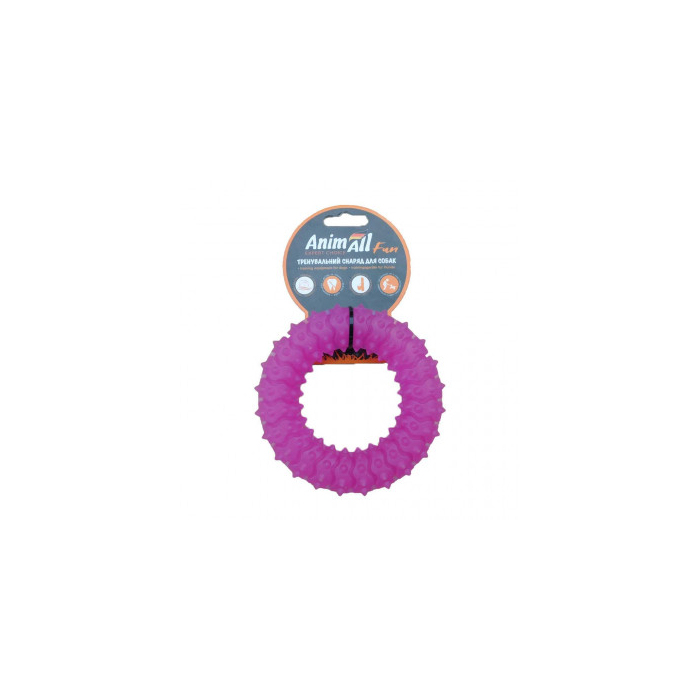 AnimAll Fun іграшка кільце з шипами фіолетове
