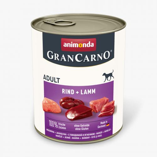 Animonda DOG GranCarno Adult Beef and Lamb для собак, з яловичиною та ягням,