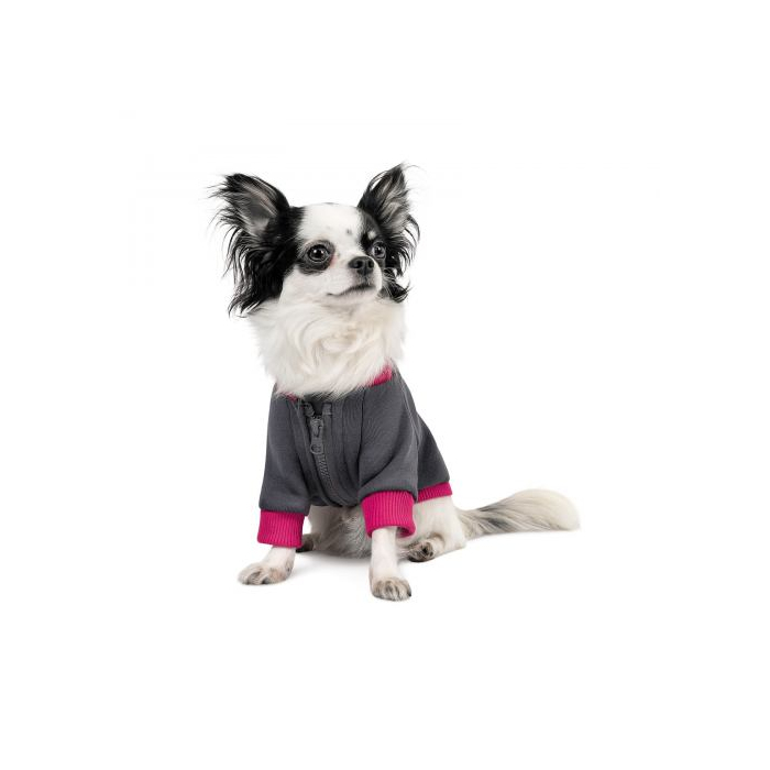 Толстовка Pet Fashion «Bim» для собак, розмір S, сіра
