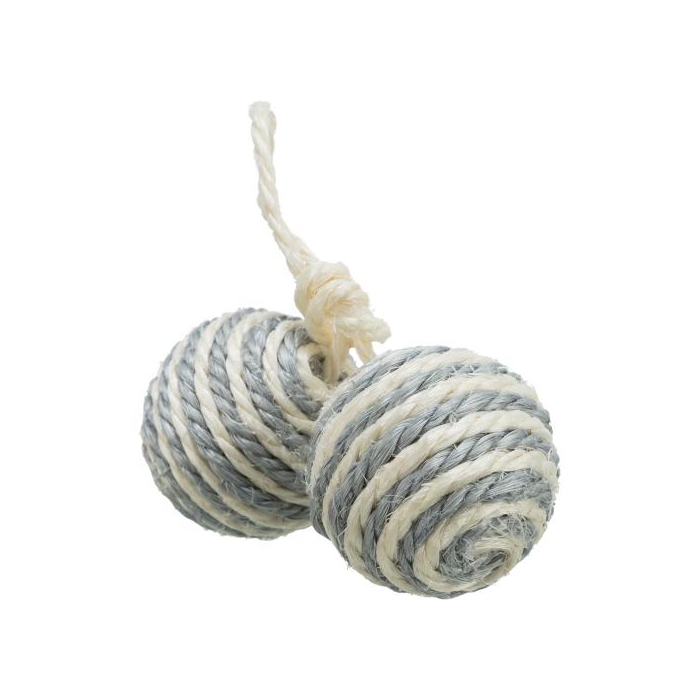 Іграшка CAT Trixie М'ячі із м'ятою для котів d 4,5см сизаль