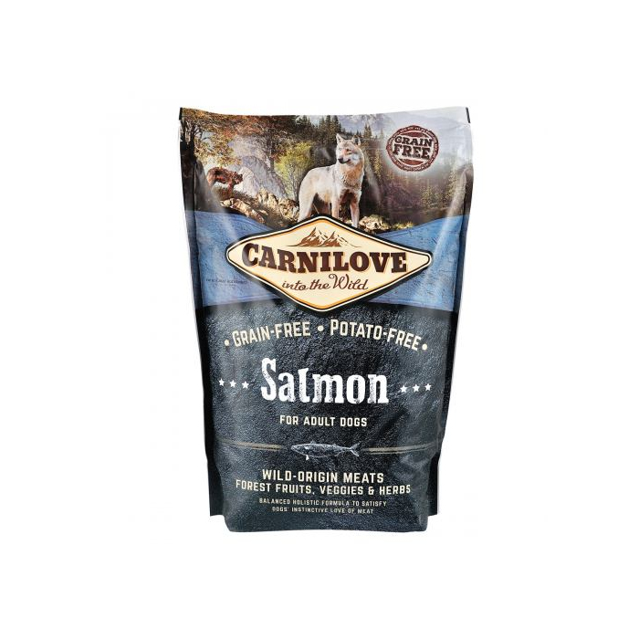 Carnilove DOG Salmon для дорослих собак всіх порід лосось 1,5кг