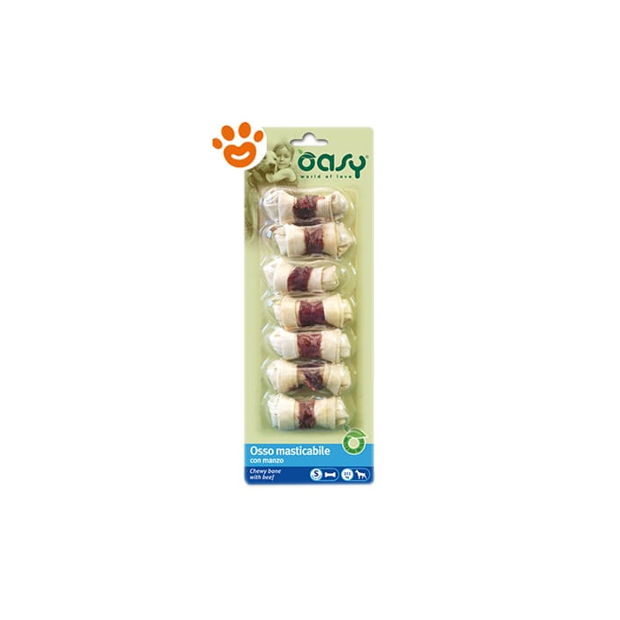 Oasy Snack DOG OSSO жувальні кісточки для собак з яловичиною 85гр 7 шт 340968