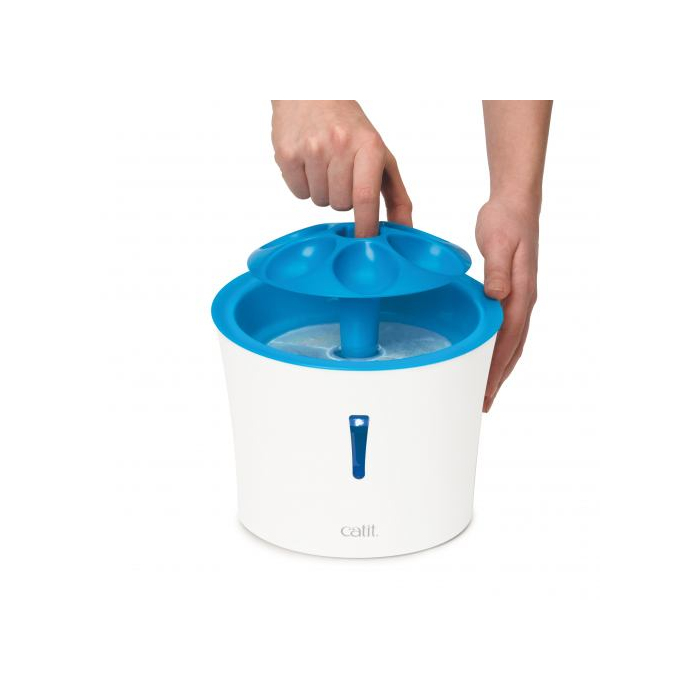 Поїлка-фонтан Catit для котів Квітка з підсвіткою пластик 3л