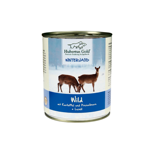 HUBERTUS GOLD Дичина з картоплею, брусницею та лляною олією, 800г 1000671