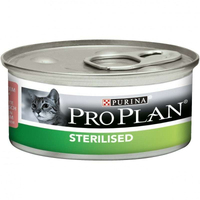 ProPlan Sterilised. З лососем. Для кастрованих котів. Конс/кот 24х