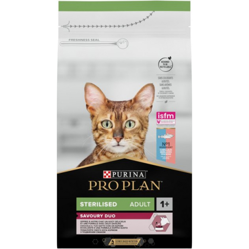 ProPlan Sterilised Adult 1+ Savoury Duo Сod & Тrout