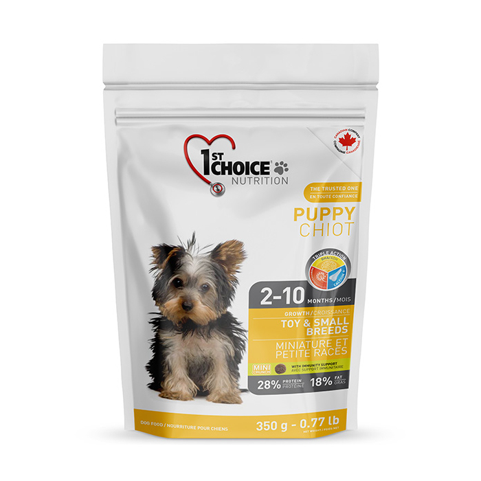 1st Choice Puppy Toy & Small Breeds Chicken для цуценят мініатюрних і малих порід з куркою 0,35кг