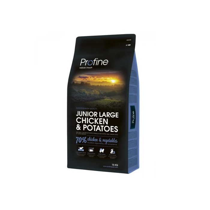 Profine DOG Junior Large Breed Chicken для цуценят та молодих собак великих порід з куркою та картоплею