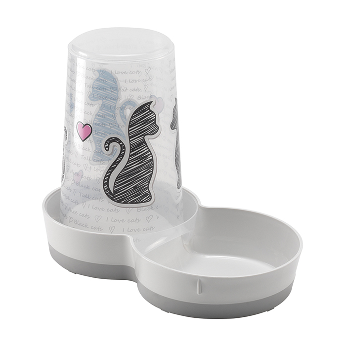Moderna Tasty Cats in Love автоматична годівниця поїлка для котів і собак 1,5л