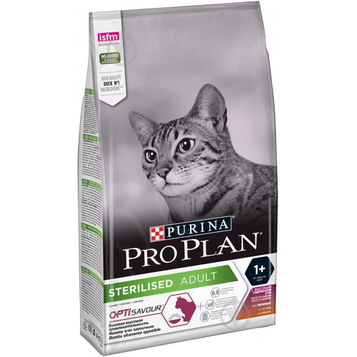 ProPlan Sterilised. З качкою та печінкою. Для кастрованих котів, сух 10кг 12434163