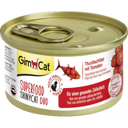 Вологий Корм Shiny Cat SUPERFOOD k 70g тунець і помідор
