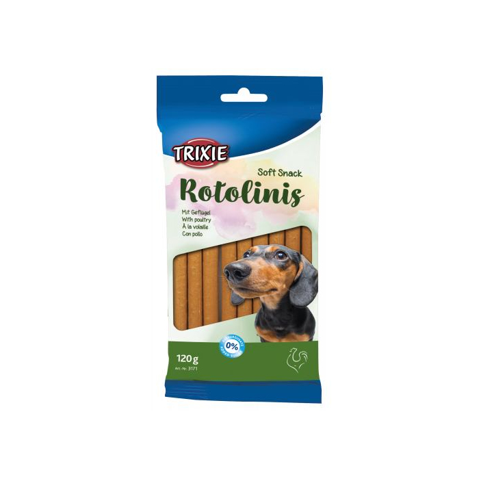 Ласощі Trixie Soft Snack Rotolinis для собак домашня птиця