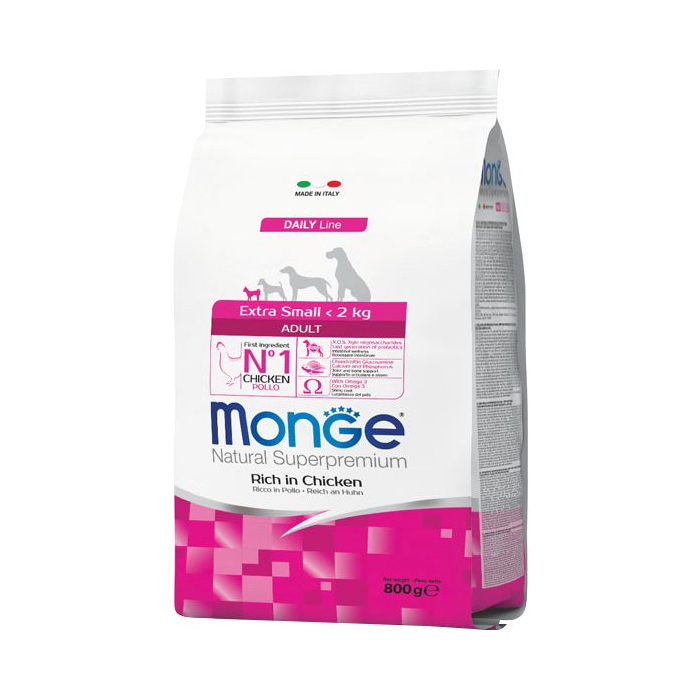 Monge Dog Fresh Duck- повнораціонний корм для дорослих собак всіх порід з шматочками свіжого м'яса качки 0,4кг