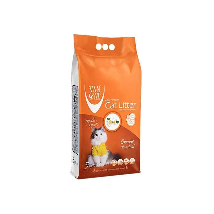 Van Cat Orange наповнювач бенонітовий для котячого туалету  (12л)
