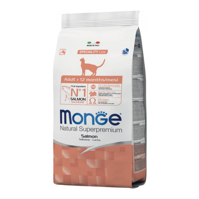 Monge CAT Monoprotein Salmon сухий корм для котів з лососем 1,5 кг