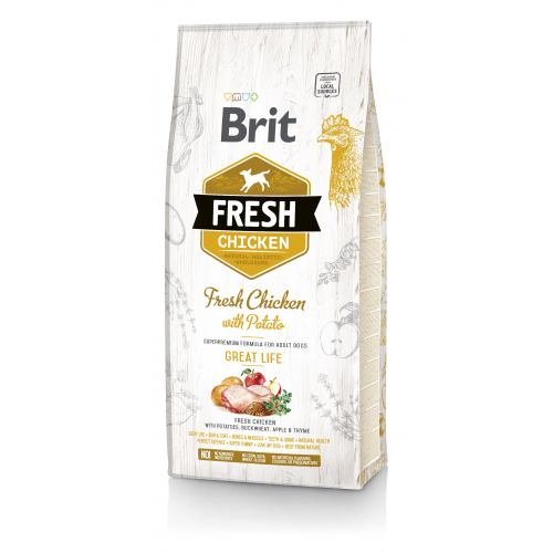 Brit Fresh Chicken and Potato Adult для дорослих собак усіх порід, з куркою та картоплею