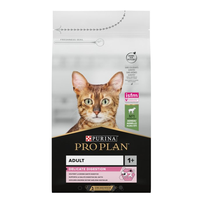 ProPlan Adult 1+ Delicate Digestion Lamb для котів з чутливим травленням з ягня