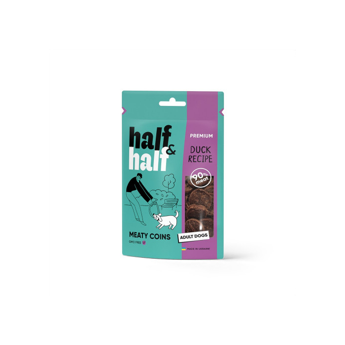 Ласощі Half&Half DOG Duck для собак із качкою