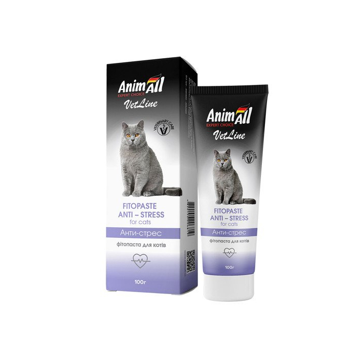 АнимАлл ВетЛайн фитопаста анти стресс кошек, 100 гр (6/Х/Х) 150669