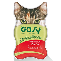 Oasy Wet Cat DELICATESSE  консерва для котів з яловичини 85гр 342245