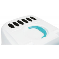 Туалет Trixie Vico Open Top бірюзовий для котів закритий з фільтром та лопаткою 40х40х56см