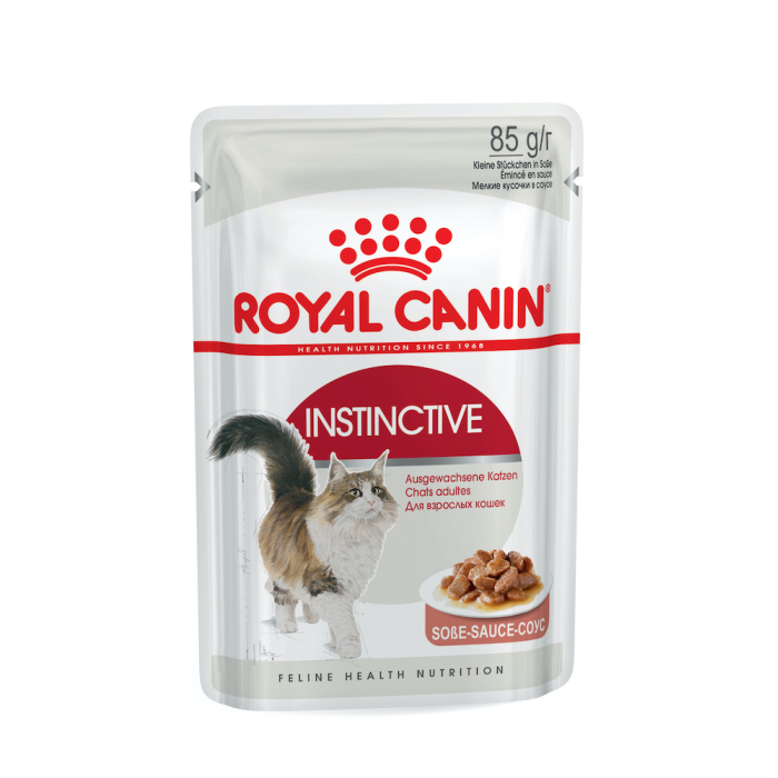 Royal Canin CAT Pouch Instinctive In Gravy вологий корм для котів шматочків в соусі