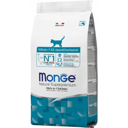 Мonge CAT Monoprotein Kitten Trota - cухий корм для кошенят з картоплею,кукурудзою,рисом та форелью