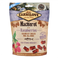Лісаощі Carnilove Dog Crunchy Snack скумбрія, малина д/собак, 200g