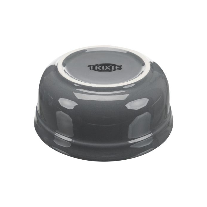 Миски Trixie Eat on Feet для собак, подвійні з металевою підставкою, керамічні, 15 см, 2х600 мл