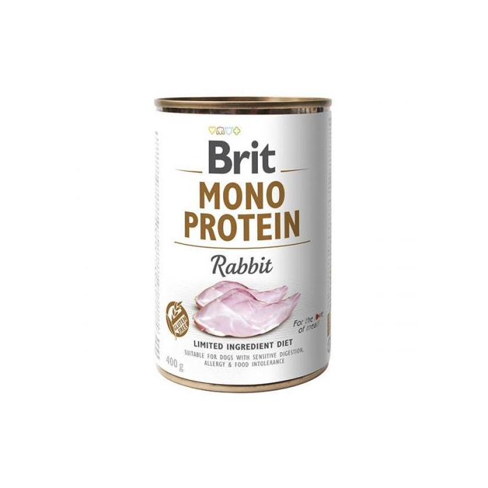 Вологий Корм Brit Mono Protein Dog k 400 g з кроликом