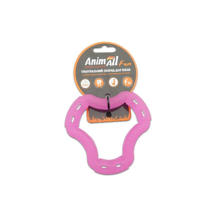 AnimAll Fun Іграшка кільце 6 сторін, фіолетове 12 см
