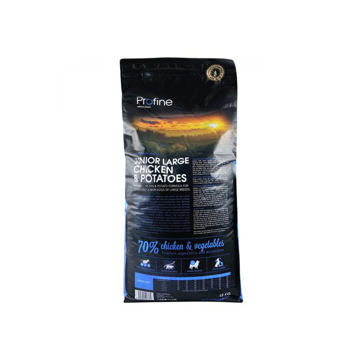 Profine DOG Junior Large Breed Chicken для цуценят та молодих собак великих порід з куркою та картоплею