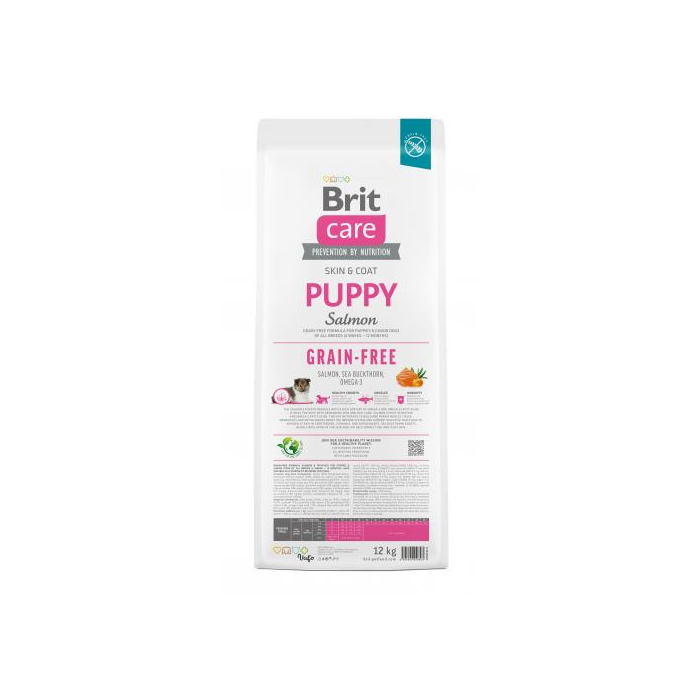 Brit Care DOG Grain-free Puppy для цуценят з лососем 1кг