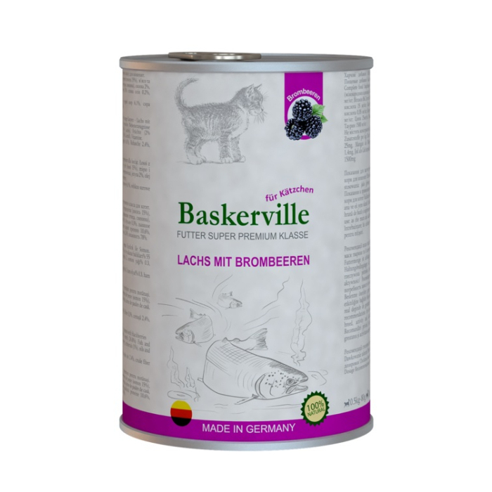 Baskerville CAT Kitten Лосось з ожиною