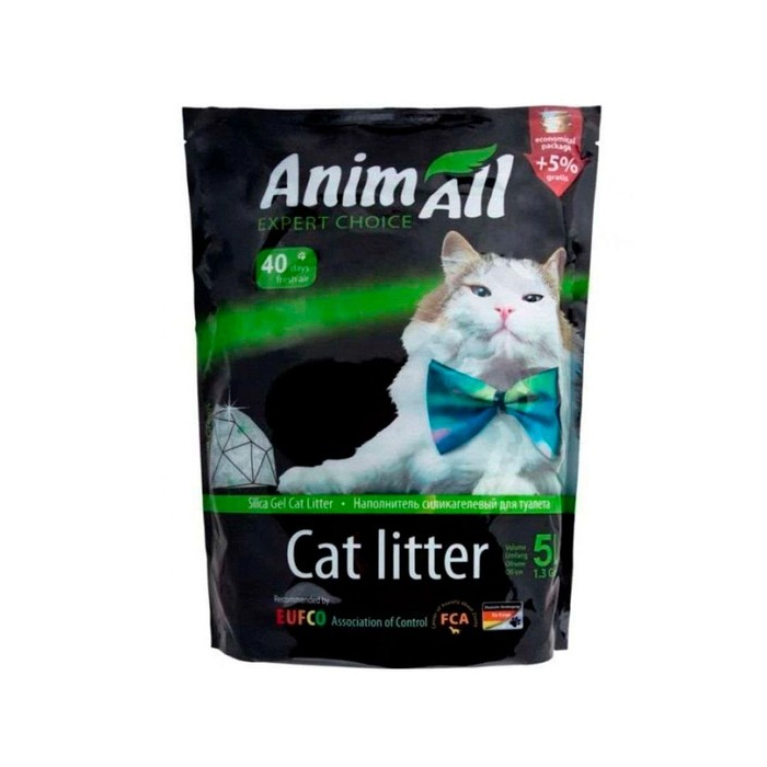 AnimAll Зелений смарагд наповнювач силікагелевий для котячого туалету 10,5л