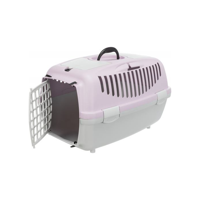 Переноска Trixie Capri 2 сіра для тварин до 8кг пластик XS–S 37х34х55см