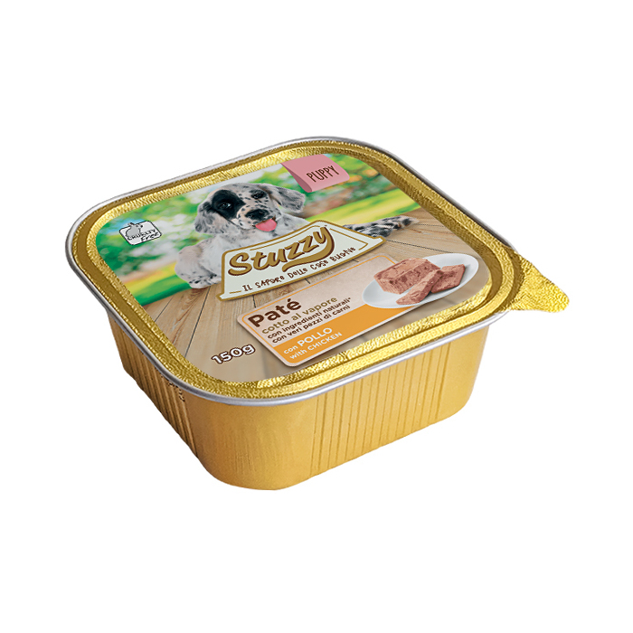 3006120х22 STUZZY Dog ДЛЯ ЦУЦЕНЯТ (puppy) корм для собак, паштет, 150 г, C6120