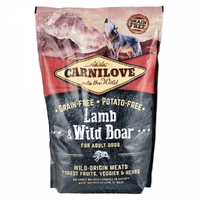 Carnilove DOG Lamb and Wild Boar для дорослих собак всіх порід ягня та кабан 1,5кг