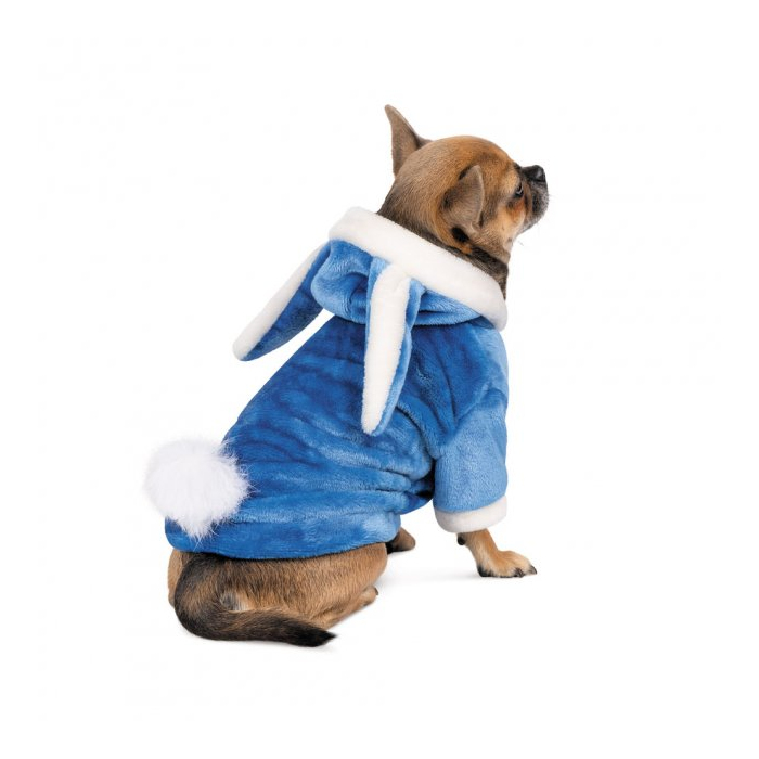 Толстовка для собак Pet Fashion Rabbit,  розмір M, синя