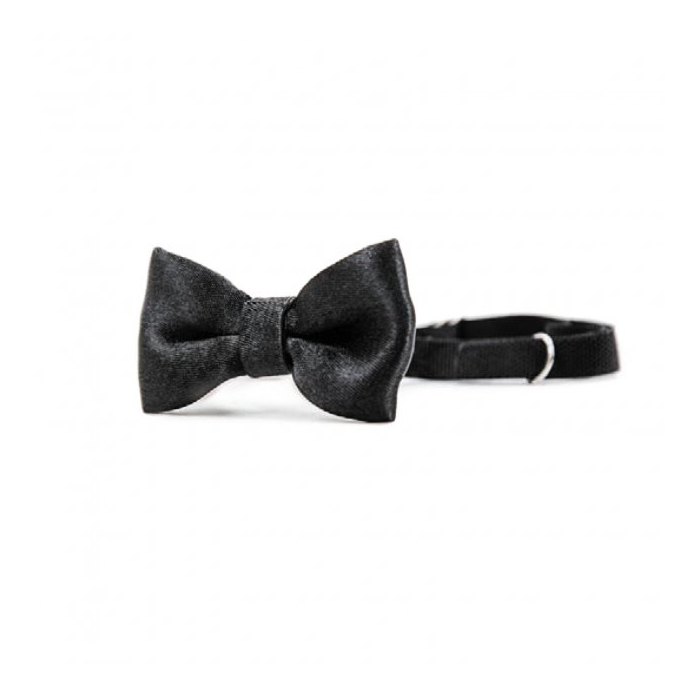 Метелик для собак XS чорний