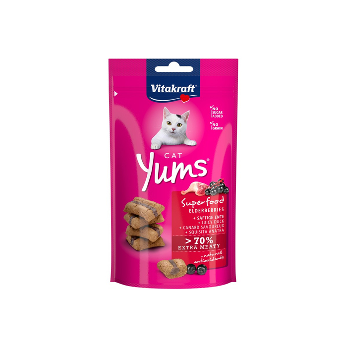 Лісаощі для котів Yums Качка та бузина,