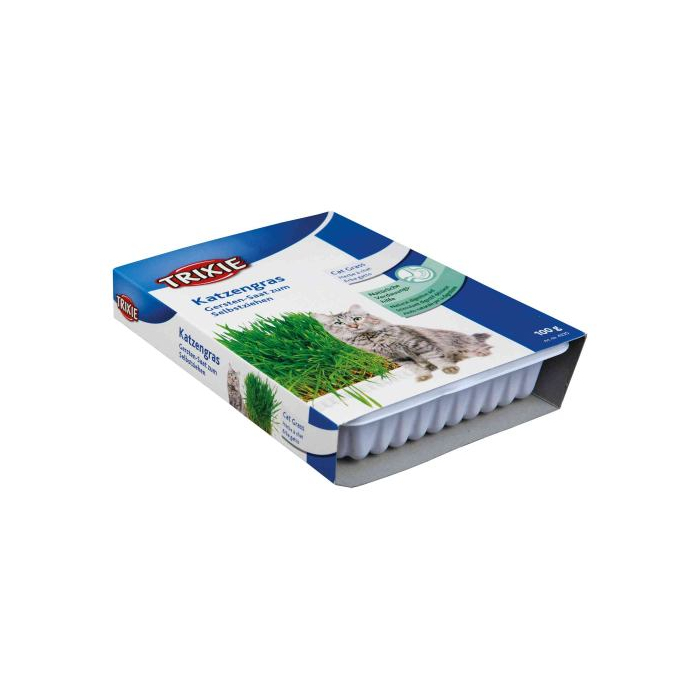 Трава Trixie для котів насіння ячменю, контейнер,