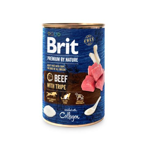 Brit Premium DOG Can by Nature для собак яловичина з тельбухами