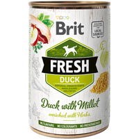 Вологий Корм Brit Fresh Duck/Millet k 400g