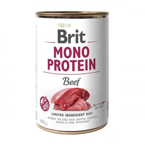 Brit Mono Protein Beef для собак з яловичиною консерва