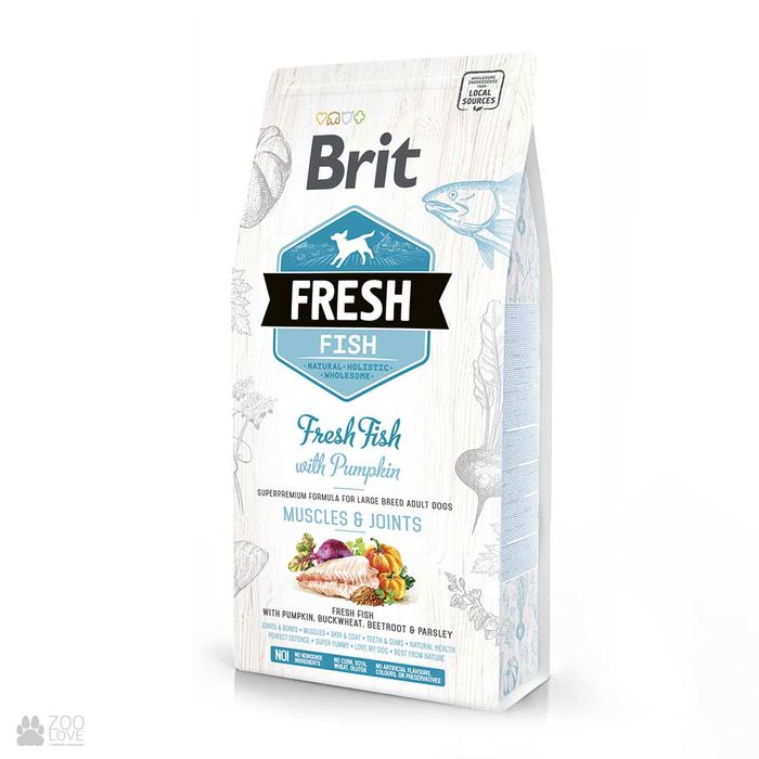 Brit Fresh Fish Pumpkin Adult Large